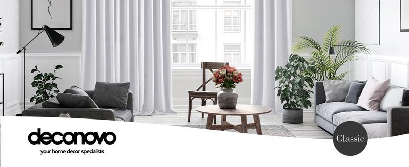 1 Panel Pure White Blackout Curtains – Thermal Insulated for Living Room, Bedroom & Home Decor