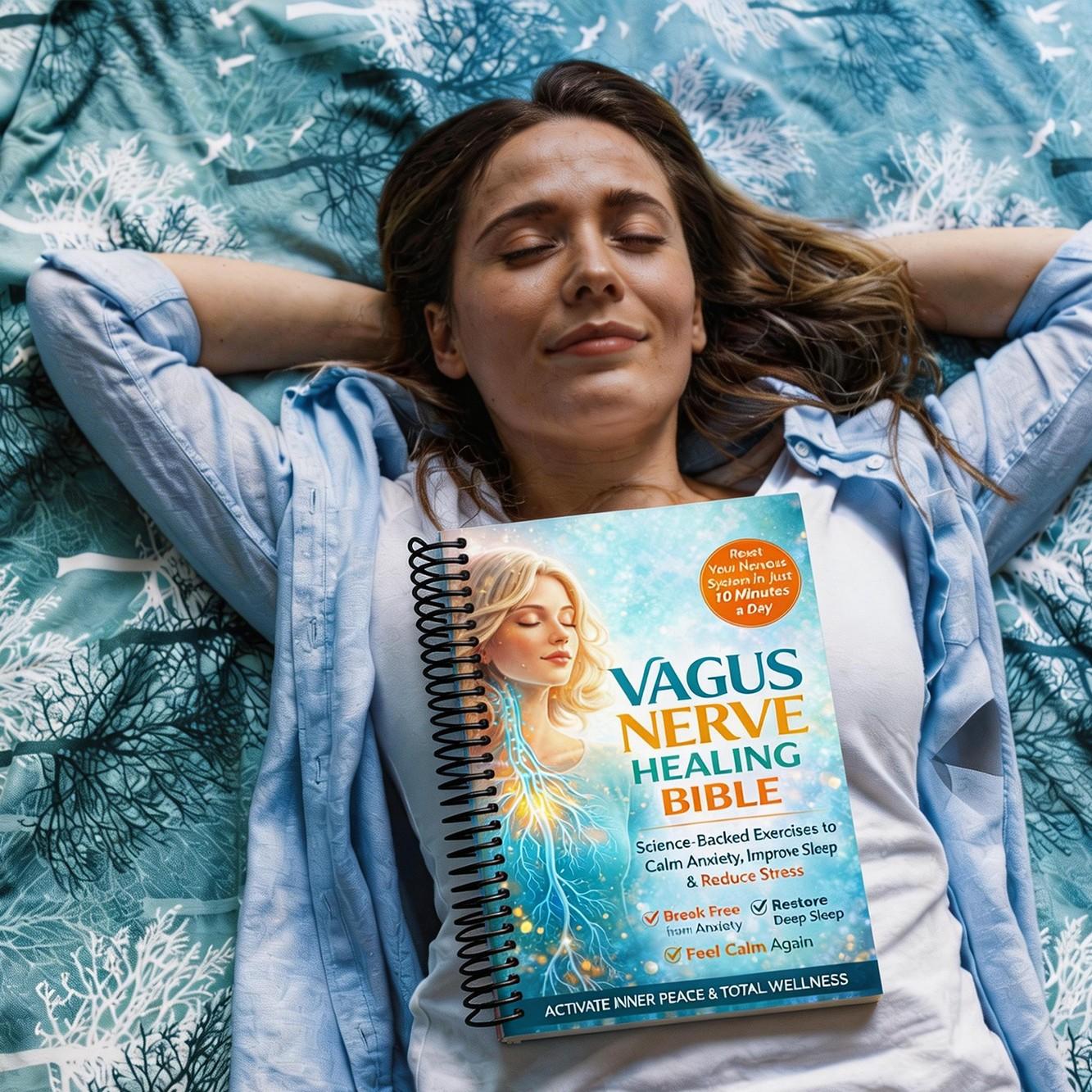 The Vagus Nerve Healing Bible: Master Your Nervous System in Just 10 Minutes a Day – Science-Backed Exercises to Break Free from Anxiety, Stress & Trauma, Restore Deep Sleep, and Feel Calm Again