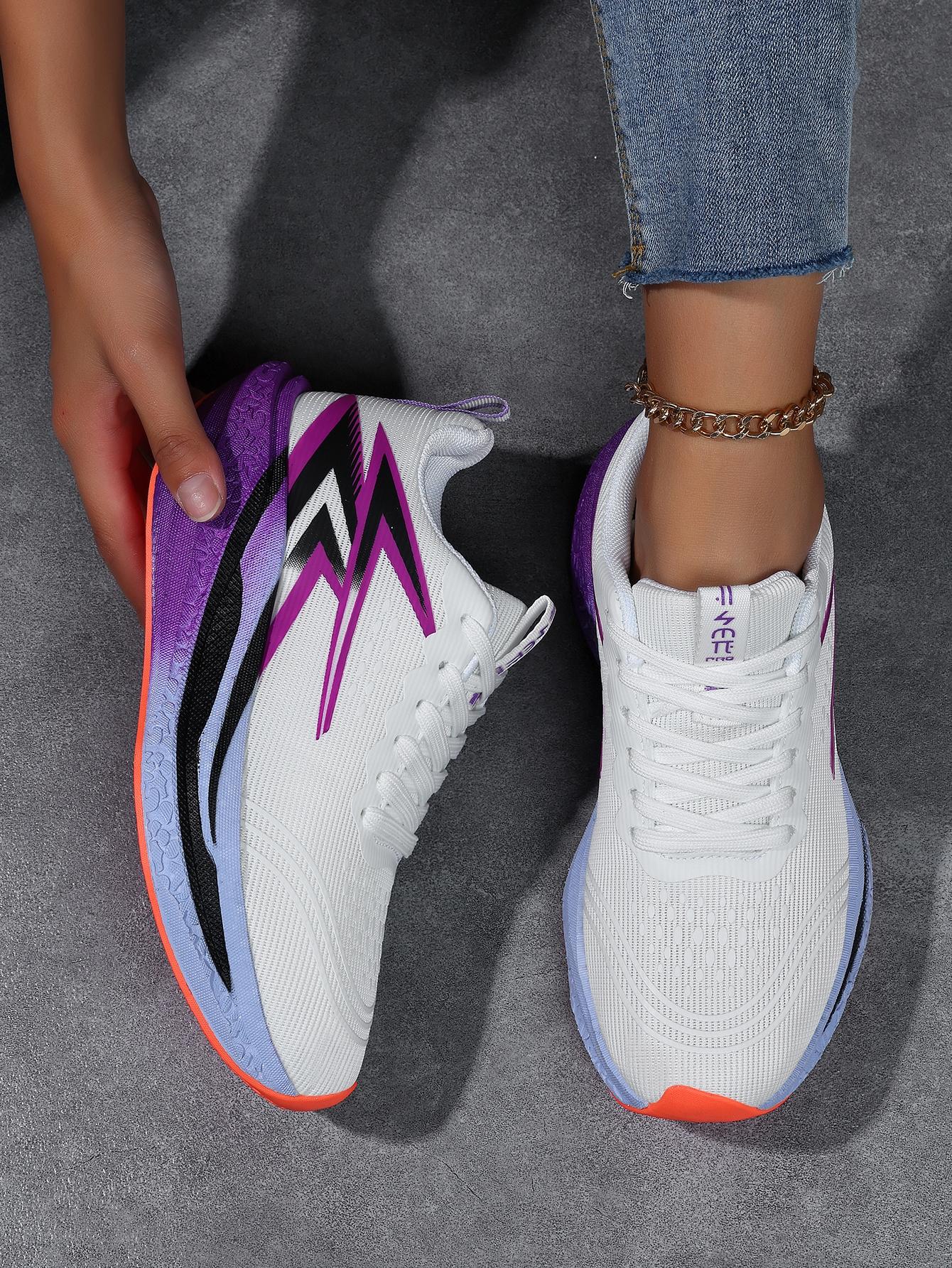 Women's Carbon Plate Sneakers with Air Cushion Sole, Breathable Mesh Running Shoes, Ideal for Gym, Yoga, Tennis, Marathon, Summer