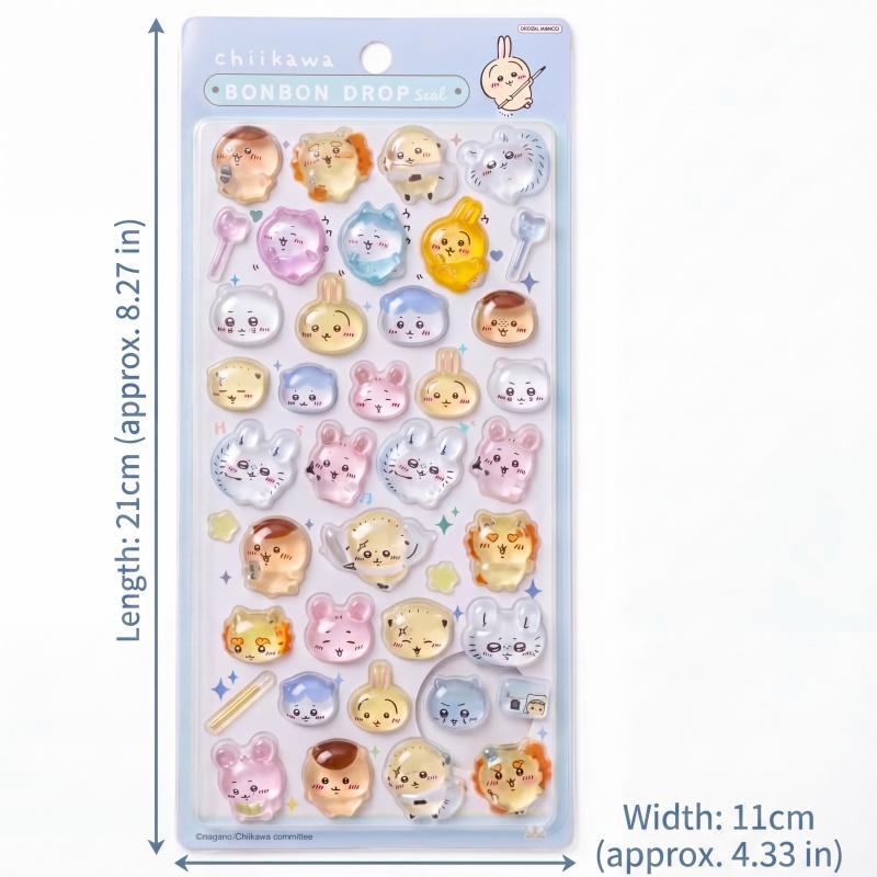 Four Patterns, 1 Sheet/pack 3D Solid Stickers, Cute 3D Embossed Stickers, Decoration Sticker, Phone Case Decor, Student Youth Collectible Stickers, Animal Stickers, Envelope Stickers