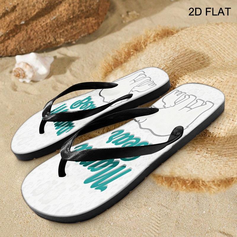 2026 Summer New Women'S Flip Flops, Open Toe Flat Heel, "Mama Bear" & Cubs Design, Available in Various Colors And Sizes, Ideal for Mother'S Day, Easter, Holiday Gifts, Fashion Sandals for All Seasons, Women Shoes