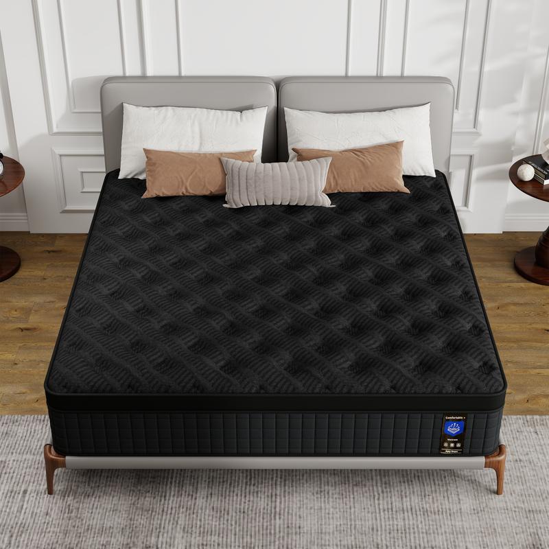 Hybrid Mattress in a Box,12/14 Inch, Twin / Full / Queen / King SizesCooling Memory Foam & Pocket Springs, MediuFirm, Pressure Relief, CertiPUR-US & OEKO-TEXCertified colcho  para  cama queen size mattress jelly bed mattress colchones para cama