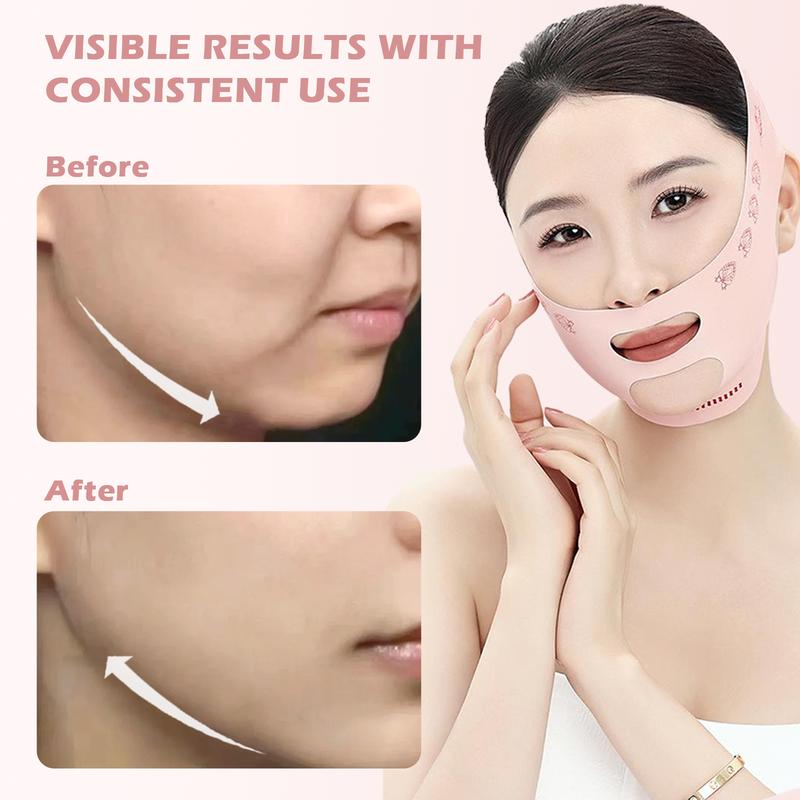 Jungshea V-Line Face Mask – Chin Up V-Shaped Jawline Tightening Mask for Women and Men, Adjustable Comfort Skin Exerciser, Perfect Christmas Gift