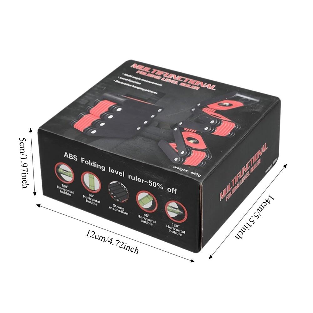 Foldable Magnetic Leveling Tool, High Precision Home Use, Anti-Fall Adjustable Plumb Bob, Ideal for Various Construction Measurement Challenges