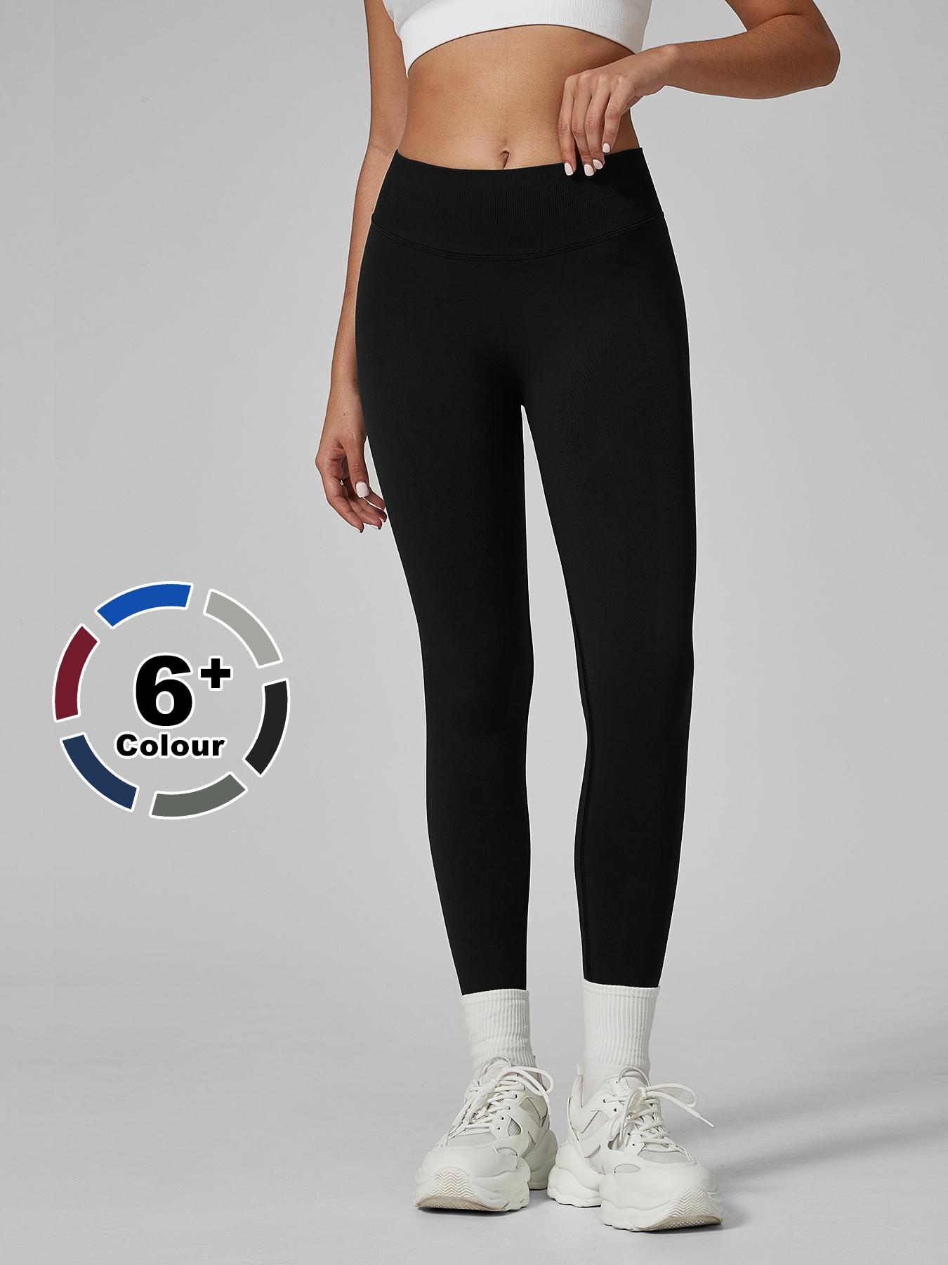 Women's High Waisted Slim Fit Pants, Abdominal Support Design, Ideal for Fitness and Yoga, Comfortable Casual Wear for Fall and Winter