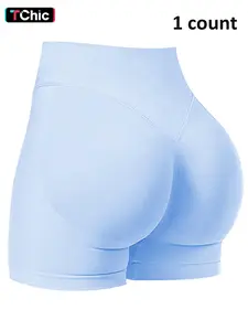 Seamless Shorts for Women, 1-5 Pack Invisable Scrunch Butt Lifting Gym Seamless Booty Biker Shorts, Breathable Comfortable High Stretch Skinny Shorts, Gym Shorts, Ladies Sportswear for Indoor Outdoor Wear, Scrunch Active Shorts