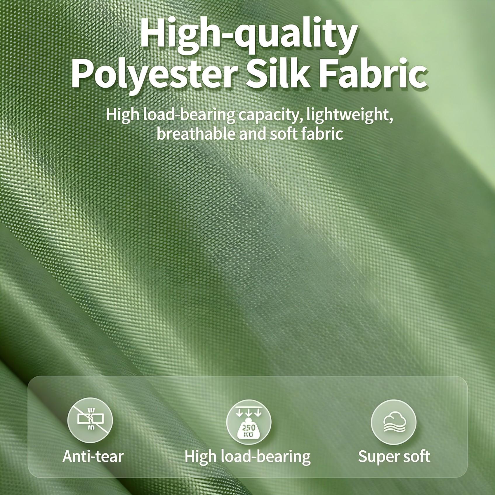 Ultra-Light Portable Hammock (270cm X 140cm), Camping Outdoor Essential Gear, Anti-Tip Load Design, Quick-Dry Breathable Travel Hammock