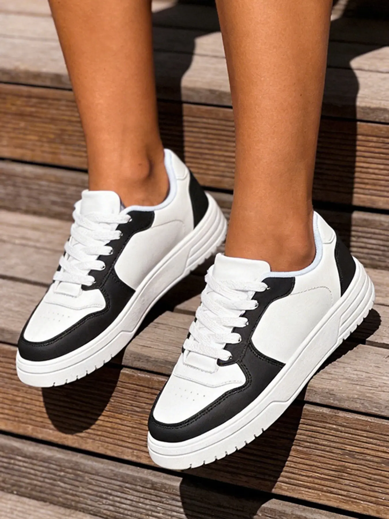 Black and white