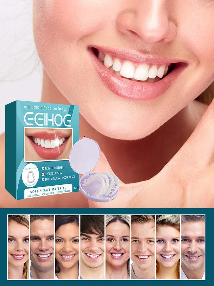 Adjustable Dentures Teeth Fake Teeth Enhance Aesthetic Portable for Teeth Beauty