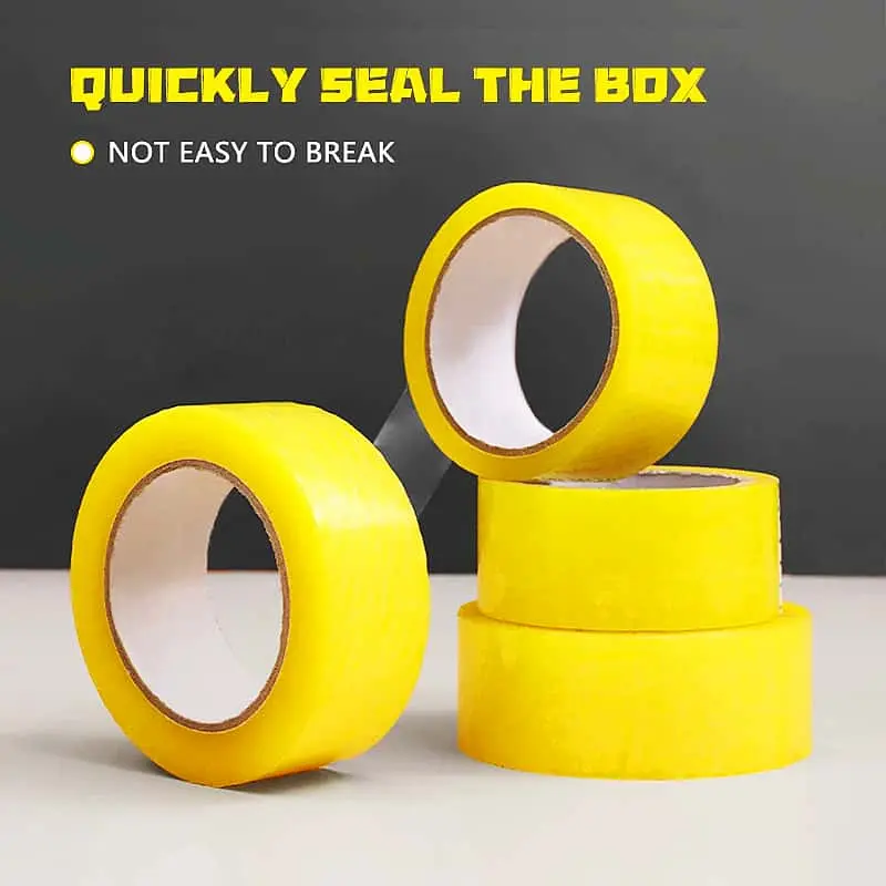 Strong Transparent Packaging Tape, 3/6 Rolls, 48mmx110m, High Adhesive, Ideal for Home Office, Logistics, Long-Term Storage