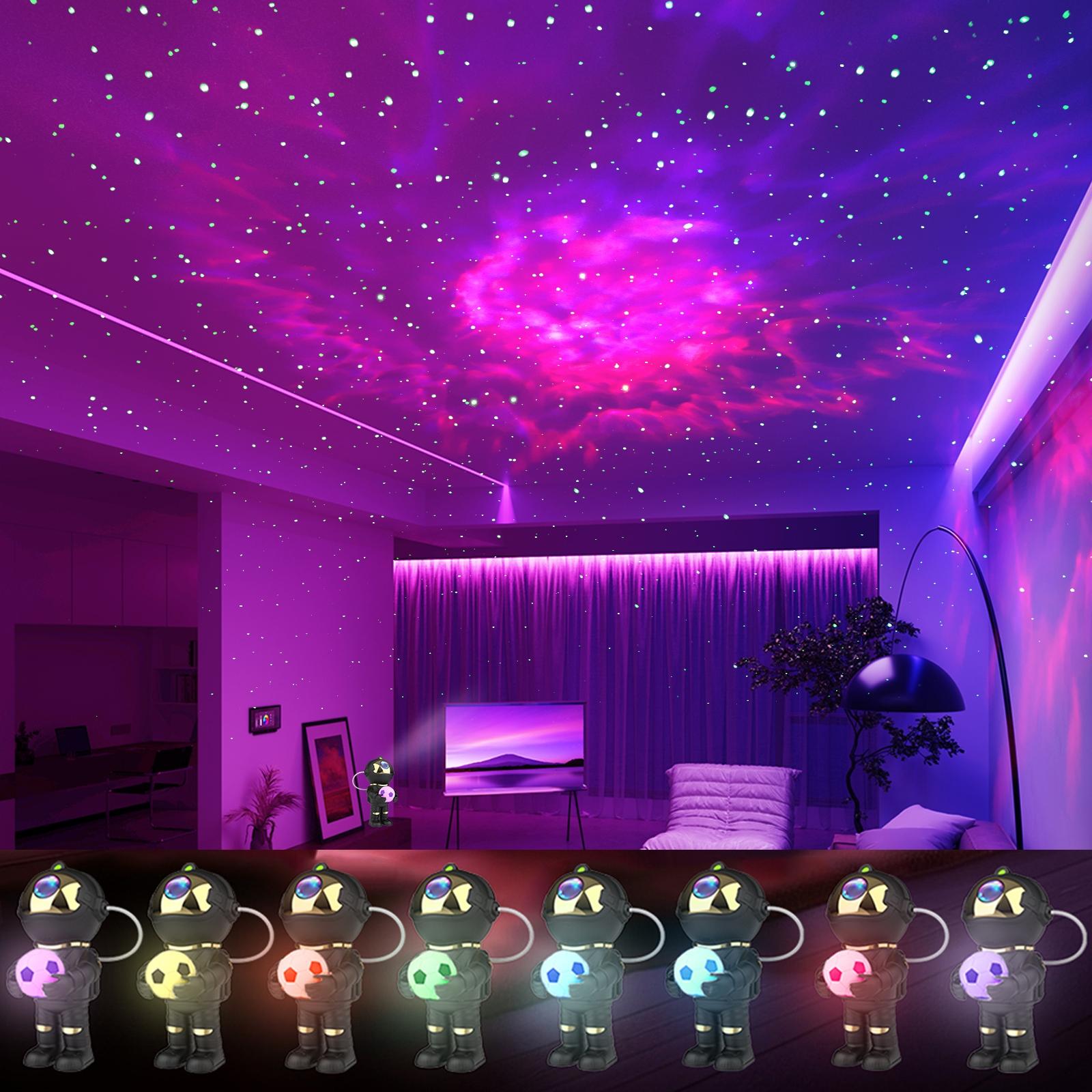 Astronaut Galaxy Projector Light, Night Light, Atmosphere Light, Starry Sky Ceiling LED Strip with Timer & Remote Control, Perfect Gift for Birthday Halloween Christmas