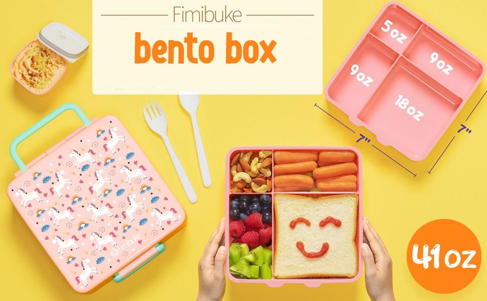 Fimibuke Bento Snack Lunch Box with 4 Compartments, Insulated Lunch Bag, Stainless Steel Vacuum Thermos Food Jar, Ice Pack, and Utensils Set – Ideal Back-to-School or Birthday Gift dealsforyoudays Fimibuke Bento Snack Lunch Box with 4 Compartments, Insulated Lunch Bag, Stainless Steel Vacuum Thermos Food Jar, Ice Pack, and Utensils Set – Ideal Back-to-School or Birthday Gift dealsforyoudays