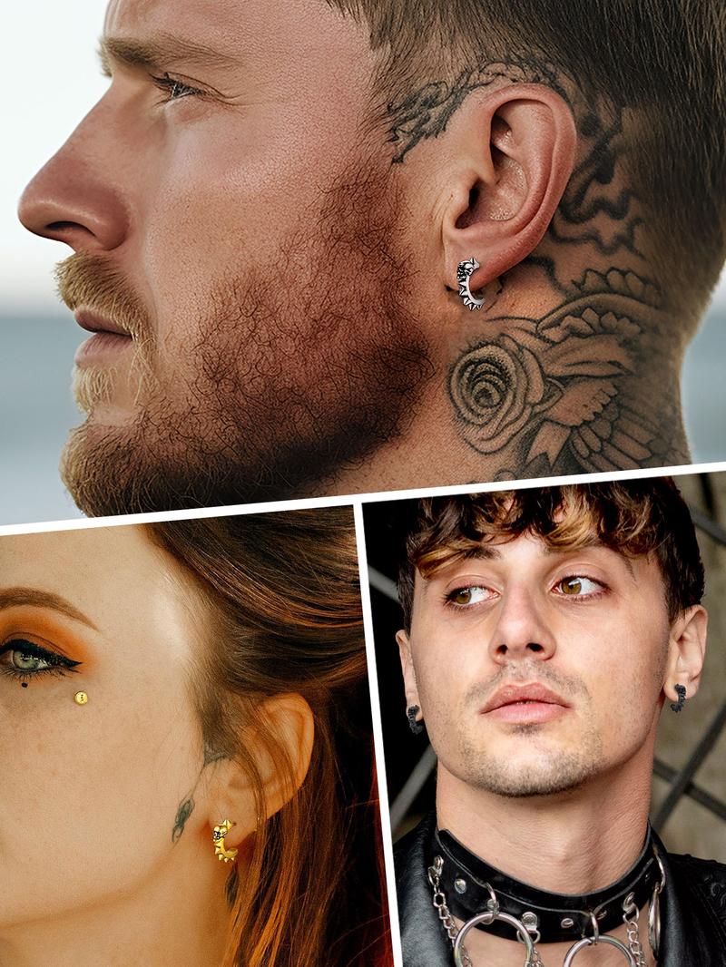 FaithHeart Biker Bracelet With Vintage Skull Chunky Chain Bracelet Stainless Steel