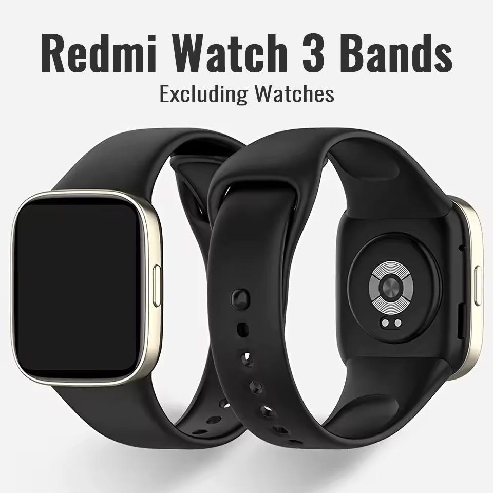 Original Redmi 3 Smartwatch Band, Silicone Wristband for Xiaomi Redmi 3, Durable and Comfortable Fit, Perfect Replacement Strap