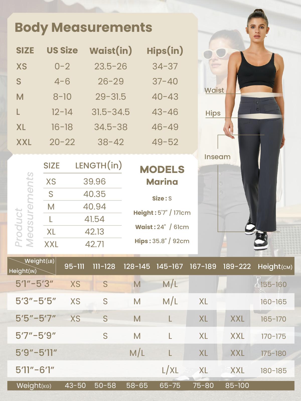 JEKAOYI Women's Straight Leg Work-Appropriate Yoga Pants High Waisted Button Stretchy Business Work Casual Trousers Multiple Pockets SpringStatements