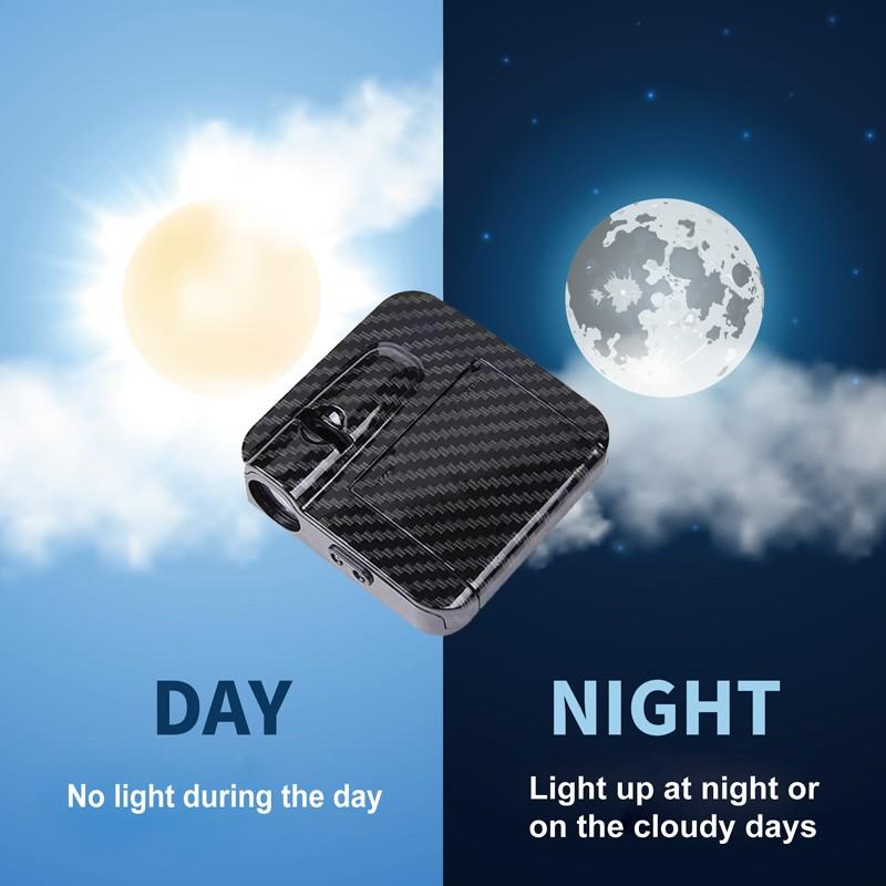 2 Pcs Buick Carbon Fiber Welcome Lights, Car Door Projection Lamp, Laser Light, Decorative Floor Lamp, Led Ambient Light (batteries Not Included)