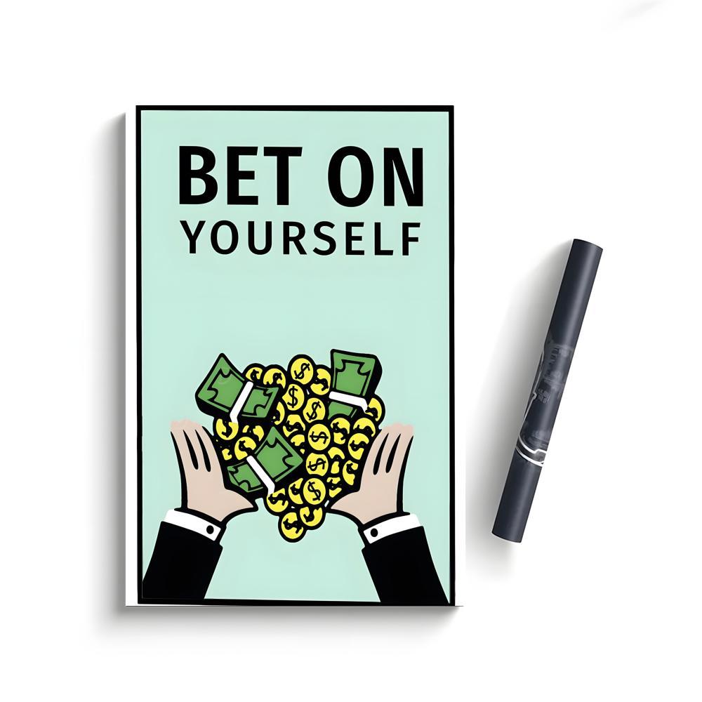 M-Monopoly M-Millionaire Money Poster Bedroom Home Decor Art Poster Perfect Gift for Family and Friends