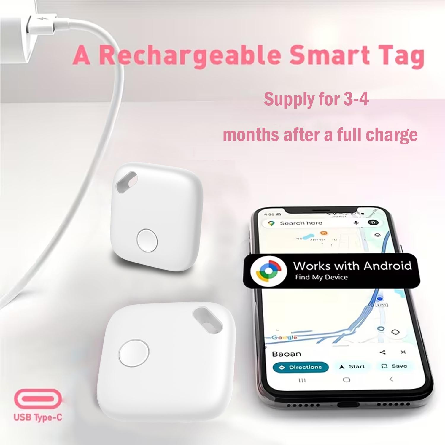 Trackers & Item Locators for Keys, Wallets, Remotes & More; Easily Find All Your Things. only iOS Compatible.USB-C rechargeable，That's smarter for your wallet and more convenient than disposable battery trackers.