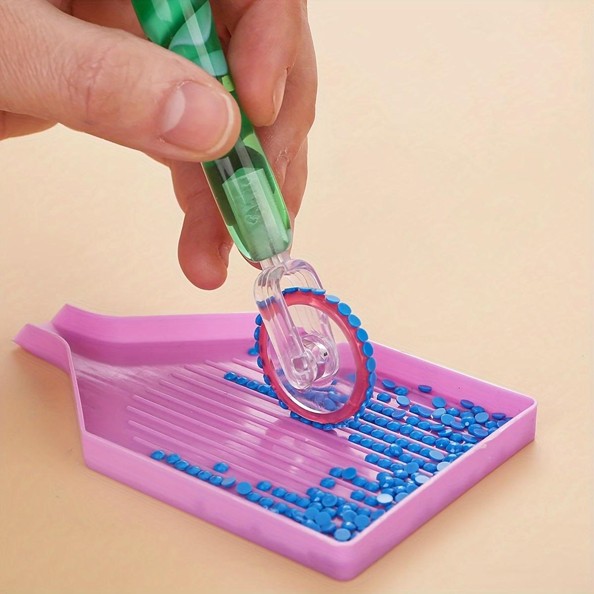 a2025Diamond Art Painting Drill Pen Set, 7 Counts/set Roller Scroll Wheel Head & Glue Wax, DIY Diamond Embroidery Cross Stitch Accessories