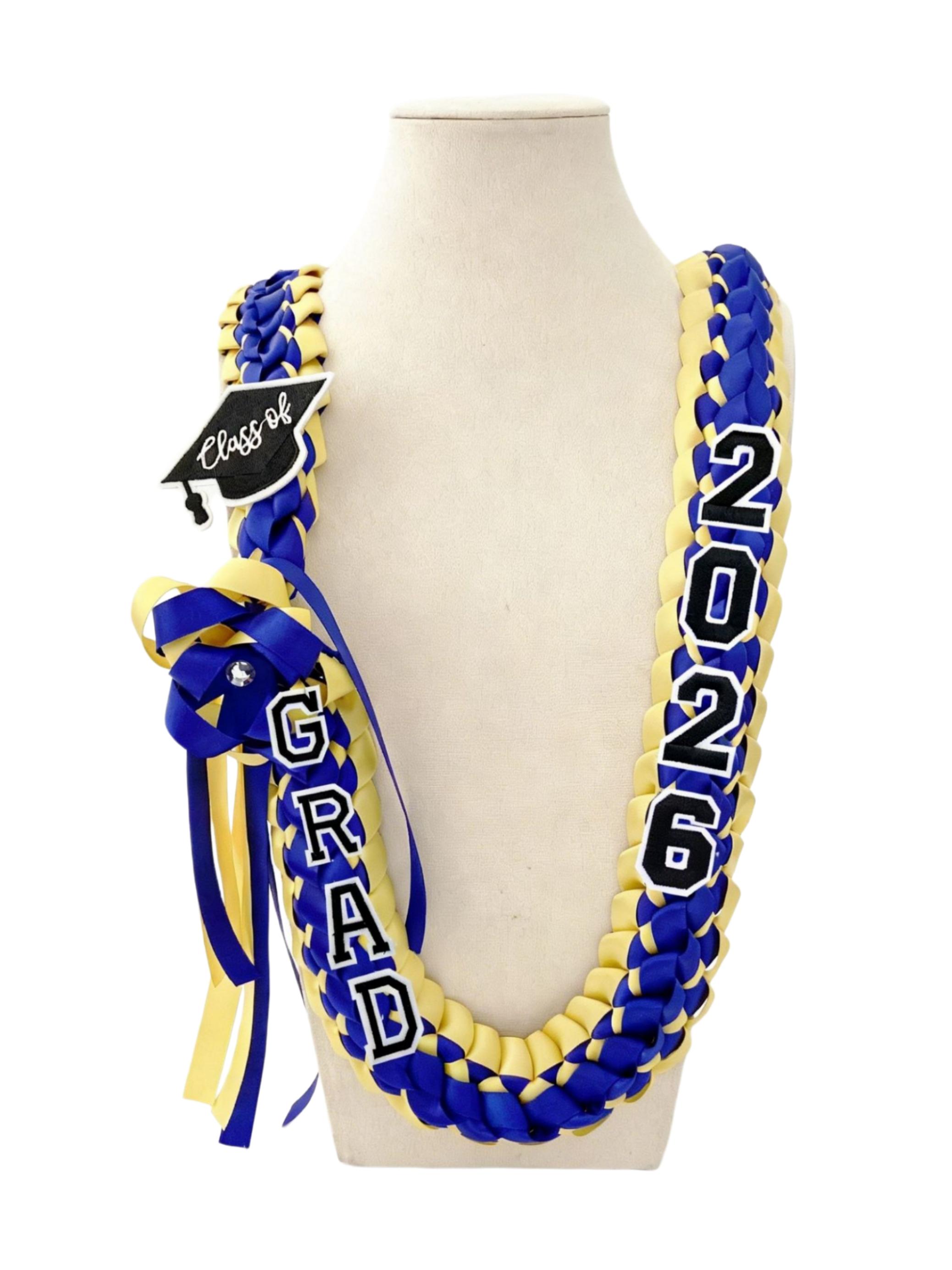 2026 Graduation Party Discount, Handmade Woven Band with Grad Letter and Hat Charm, Adjustable Graduation Money Belt