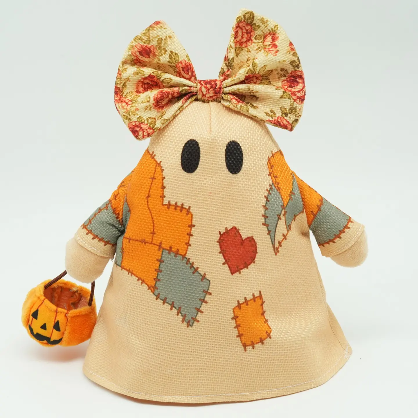 Cute Pumpkin Ghost Plush Toy, Halloween Costume Stuffed Animal, Soft and Cozy Kids' Gift, Perfect for Festive Decorations