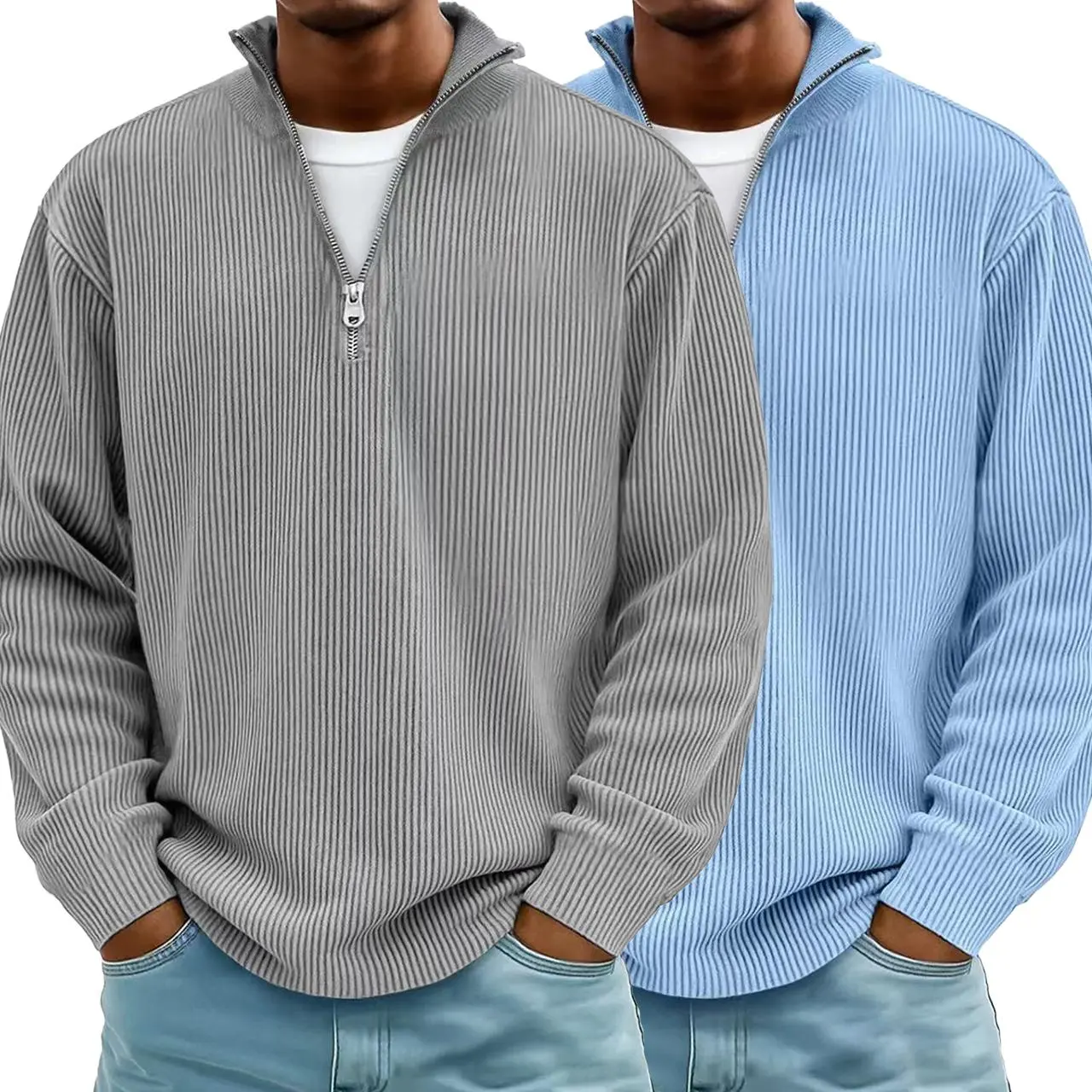 grey+sky blue