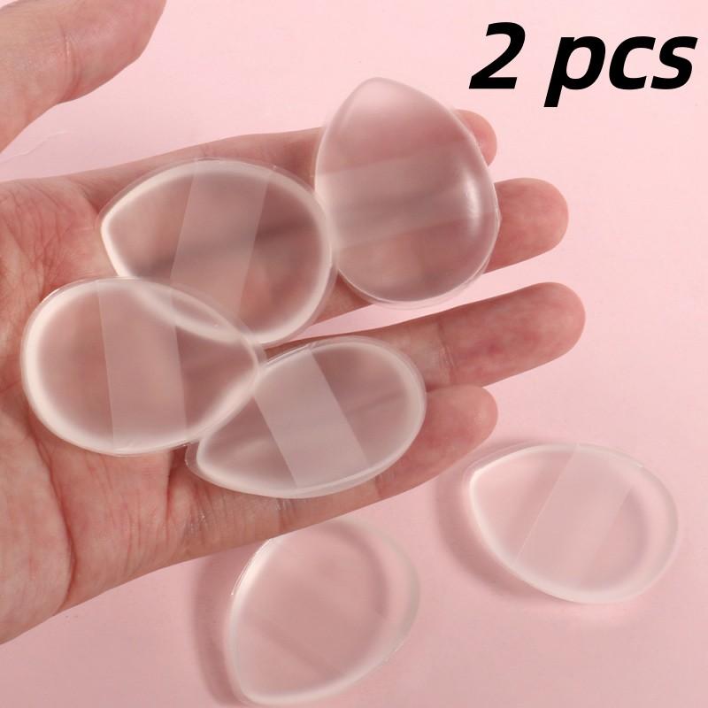 Mini Silicone Finger Makeup Sponge, Blending Sponge, Non-Absorbent Elastic Thumb Foundation Sponge, Portable Concealer Applicator, Hygienic Beauty Tool