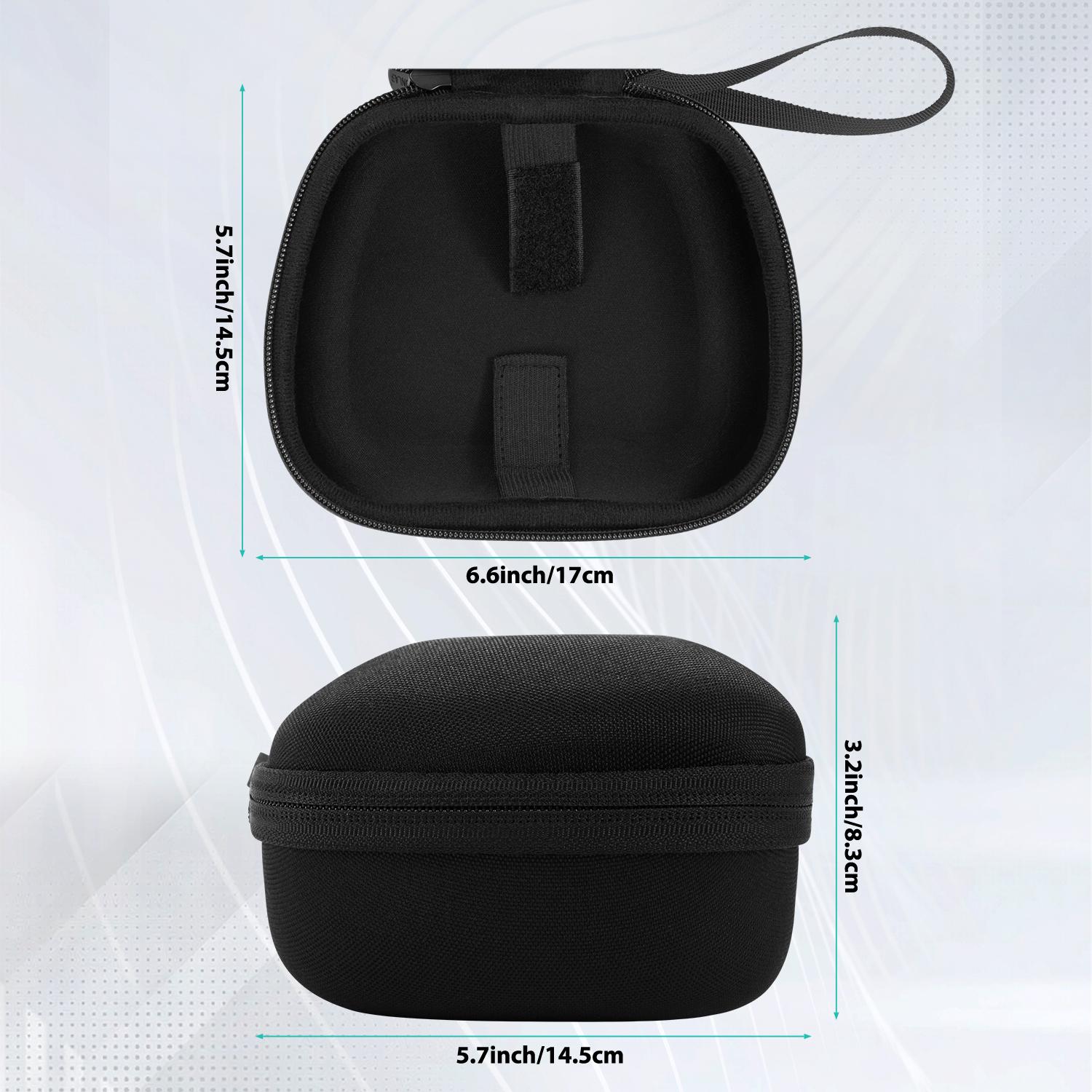 FUNLAB Switch Pro Controller Case Compatible with Nintendo Switch/PS5/Xbox Controller, Portable Travel Carrying Case, Hard Shell EVA Protective Controller Case - Black