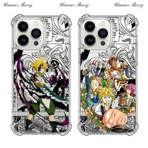 Anime Seven Deadly Sins Phone Cases For iPhone 17 Promax Pro Air 16 Plus 15 14 13 12 11 Transparent TPU Shockproof Protective Cover Shells