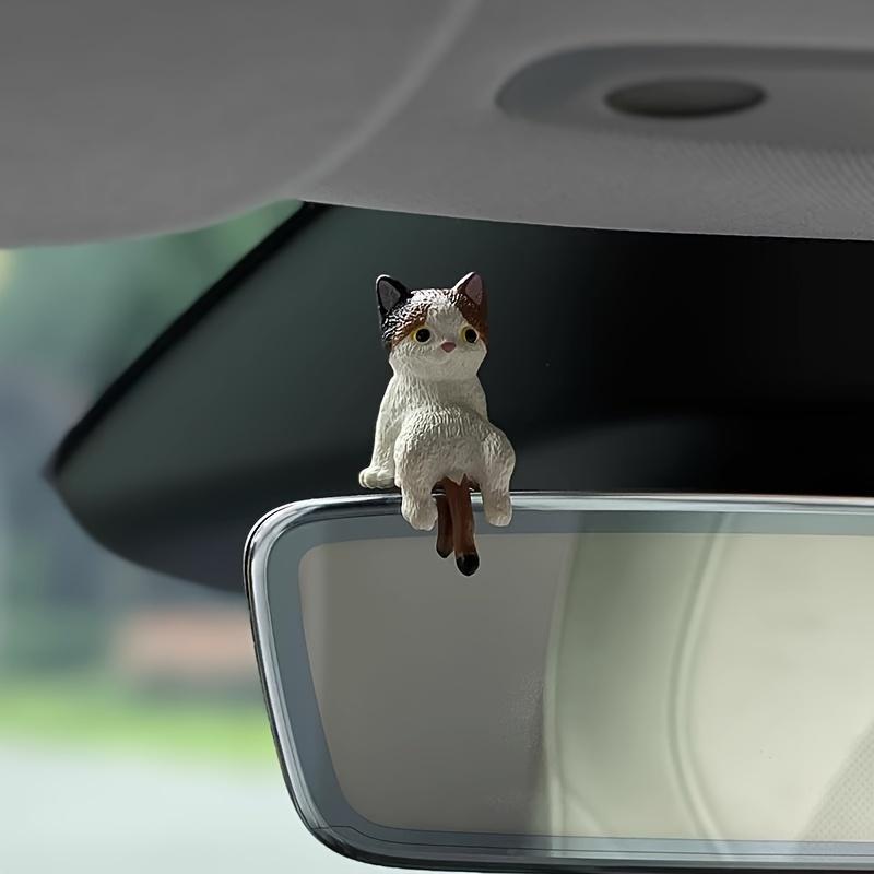 5-Count Adorable Cat Figurines, Car Dashboard Accessories for Vehicle Decoration, Enhances Car Interior with a Cute Touch, Car Interior Accessories, Aesthetic Car Accessory