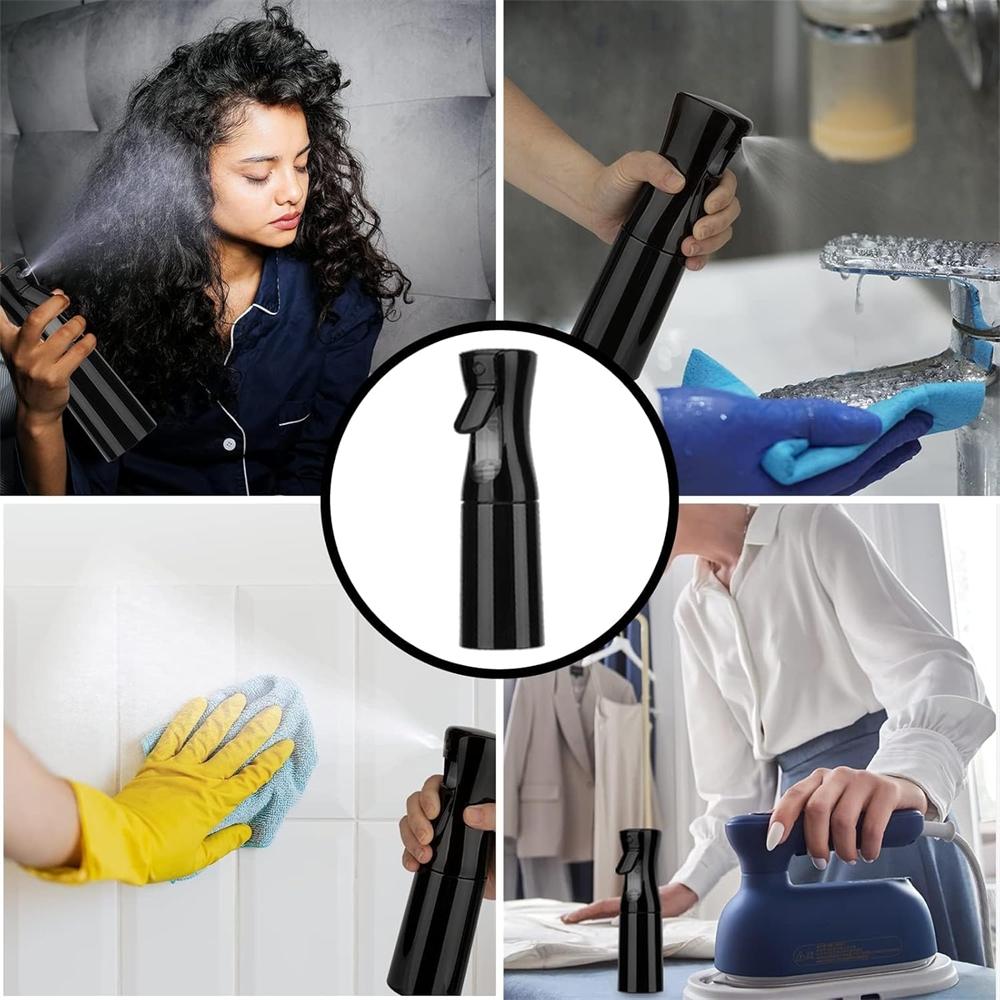 200ml/300ml empty spray bottles, refillable fine mist spray bottles, suitable for hair styling, cleaning, gardening, continuous watering, and also can be used as a sprayer.