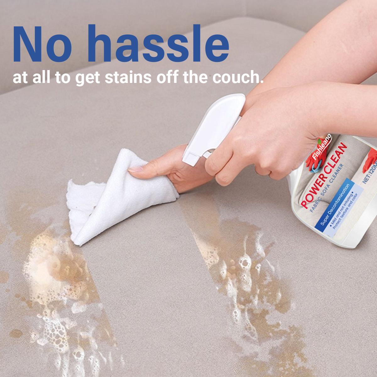 Couch Cleaner & Stain Remover Spray: Strength Multi-Surface Upholstery Cleaner - Pet-Safe Non-Toxic Quick-Drying for Fabric Sofas Carpet Furniture Couches 120ML