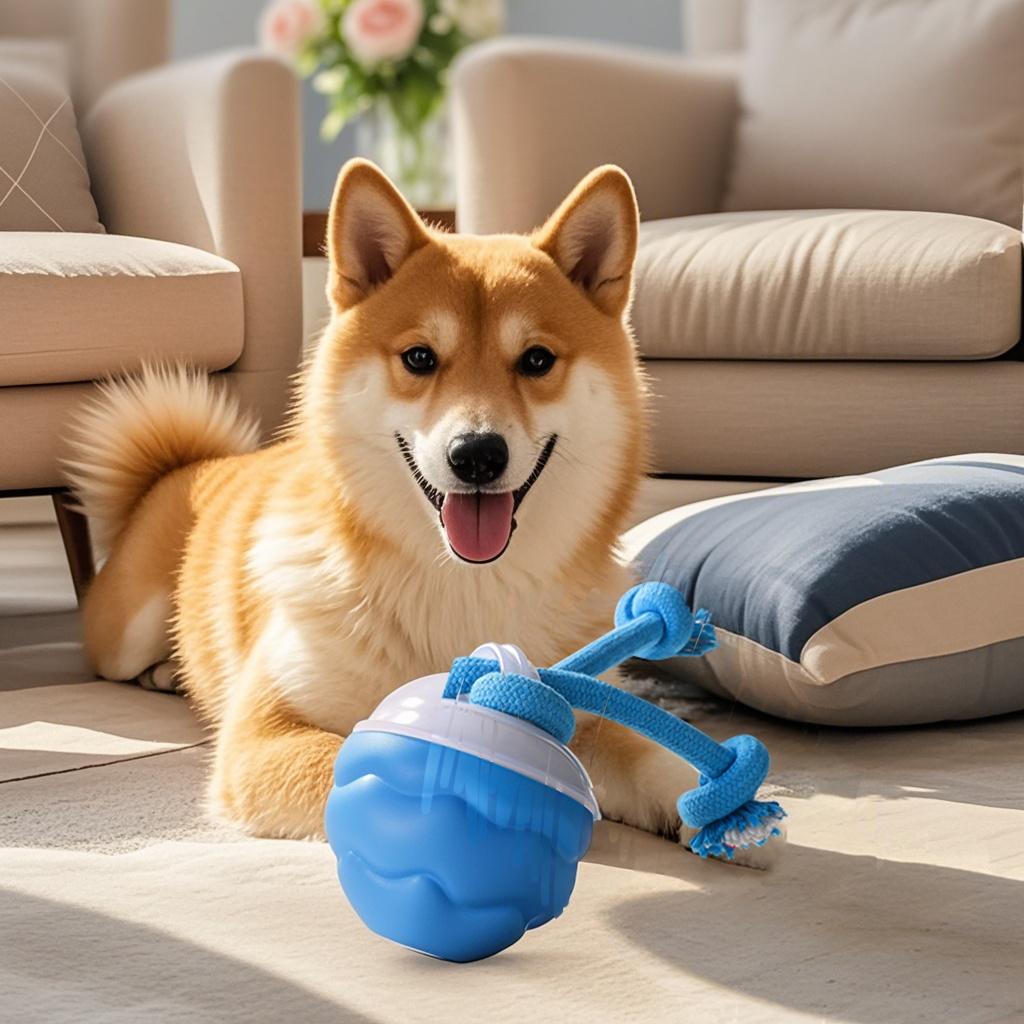 Interactive Dog Toys, Newly Upgraded Interactive Training Ball, Interactive Dog Ball for Medium/large Dogs, Automatic Moving Dogs Toy, USB Rechargeable Blue Interactive Dog Toys, Newly Upgraded Interactive Training Ball, Interactive Dog Ball for Medium/large Dogs, Automatic Moving Dogs Toy, USB Rechargeable Blue