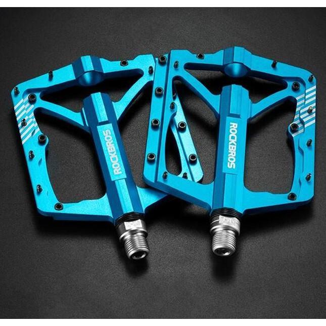 ROCKBROS Pedals Bicycle Aluminum Alloy Sealed Bearing Pedal Ultralight Non Slip Waterproof Mountain Bike Road Bike Pedal Cycling Accessories