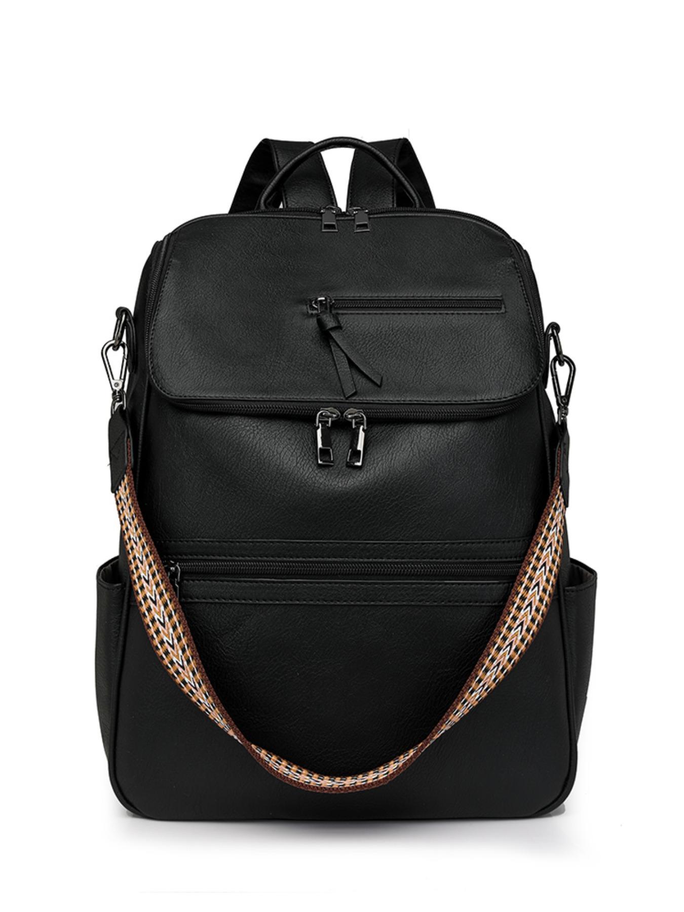 Women's Large Capacity Backpack, Anti-Theft Waterproof Laptop Bag, Multi-Layer Design, 15.6 Inch Computer, Adjustable Shoulder Strap