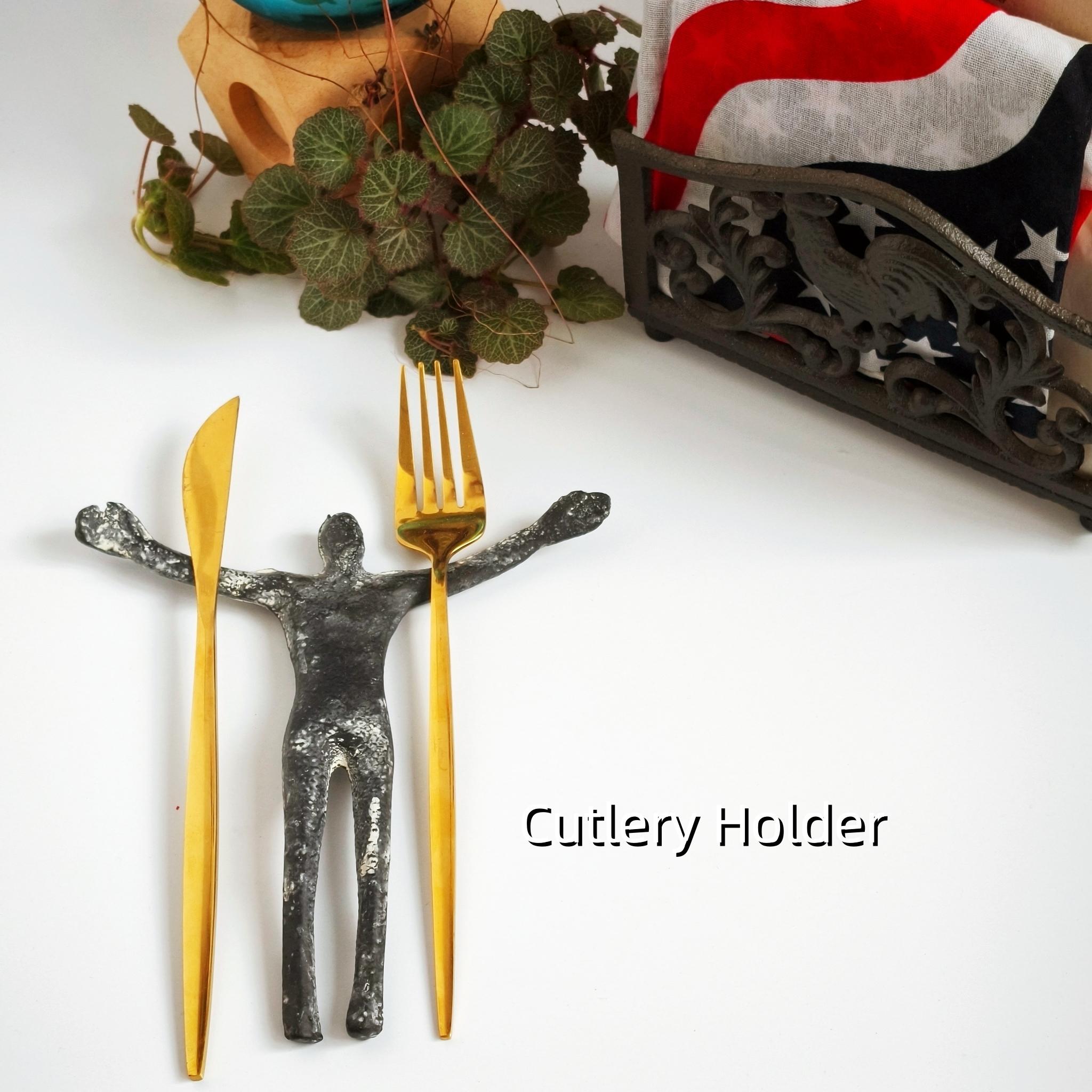 Abstract Hugging Figure Statue for Mother's Day Father's Day, Multi-Functional Art Decor, Wall Desk Decor, Utensil Holder, Table Centerpiece