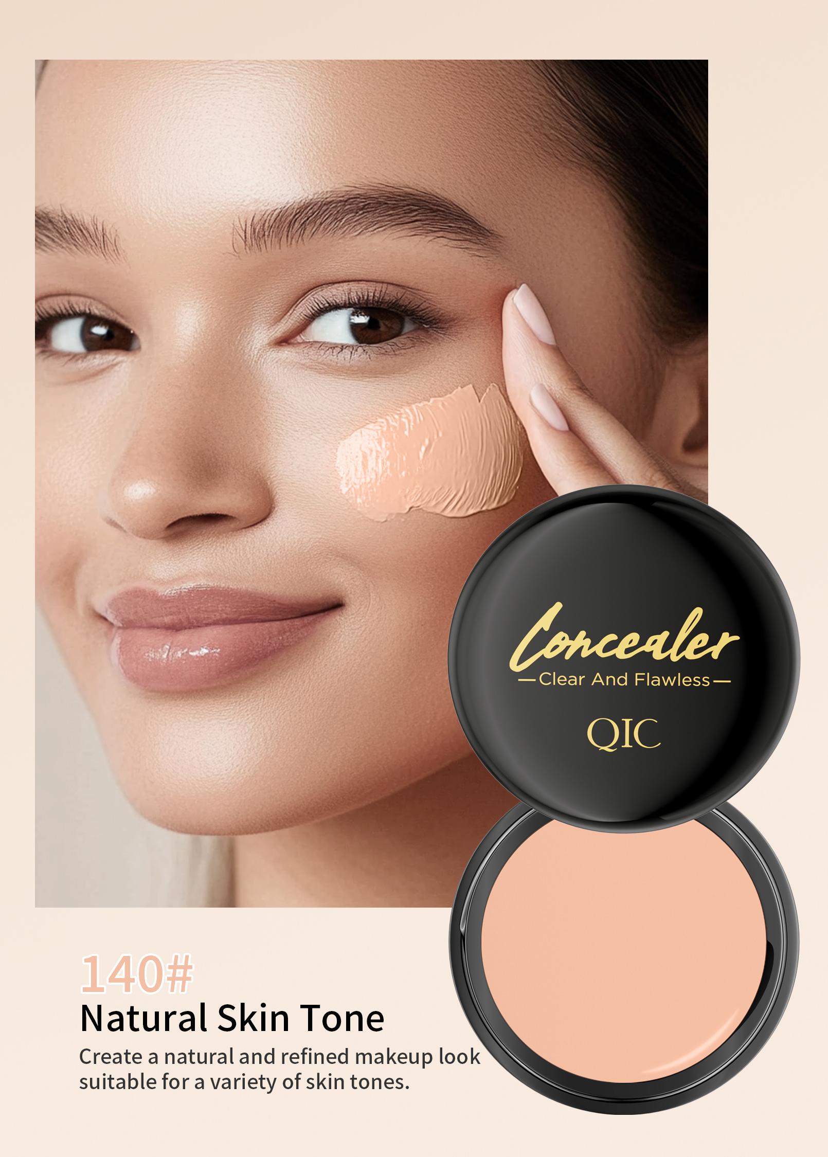 Full Coverage Concealer Balm, Lightweight Matte Finish Cream for Face & Eyes, Covers Tattoos, Scars & Spots, Waterproof Moisturizing Makeup for All Skin Types.