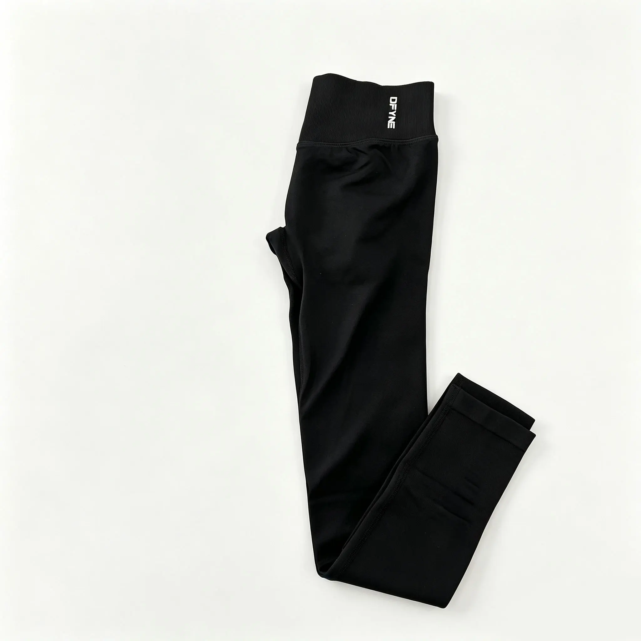 DFYNE Women's High Waisted Seamless Full Length Leggings - Gym Workout Apparel, Multi-Size, Butt Lifting, Tummy Control Gym Pants