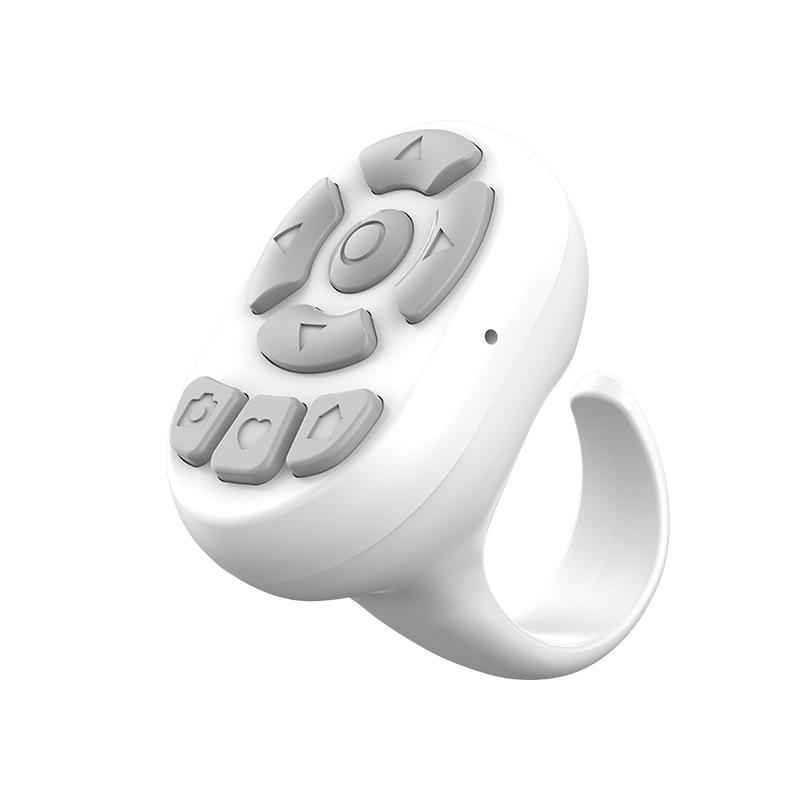 Multi-function BT Wireless Ring Remote Control Portable Fingertip Selfie Video Controller Automatic Page Turner Browsing For Phone