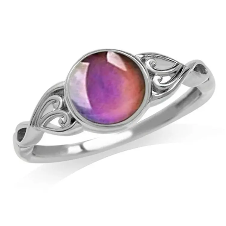 Stylish and Creative Sweet-Style Color-Changing Mood Stone Ring