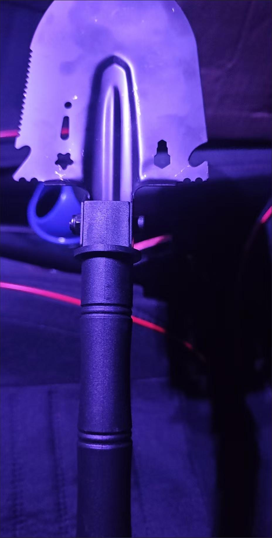 Versatile Engineer Shovel: For wilderness, off - road, rescue & fishing. Comes with compass, hex wrench, saw, opener. Easy to carry. A top outdoor multi - tool! fishing  time  fishing  lures Stainless Steel Knives Survival Supplies Stainless Steel Knives