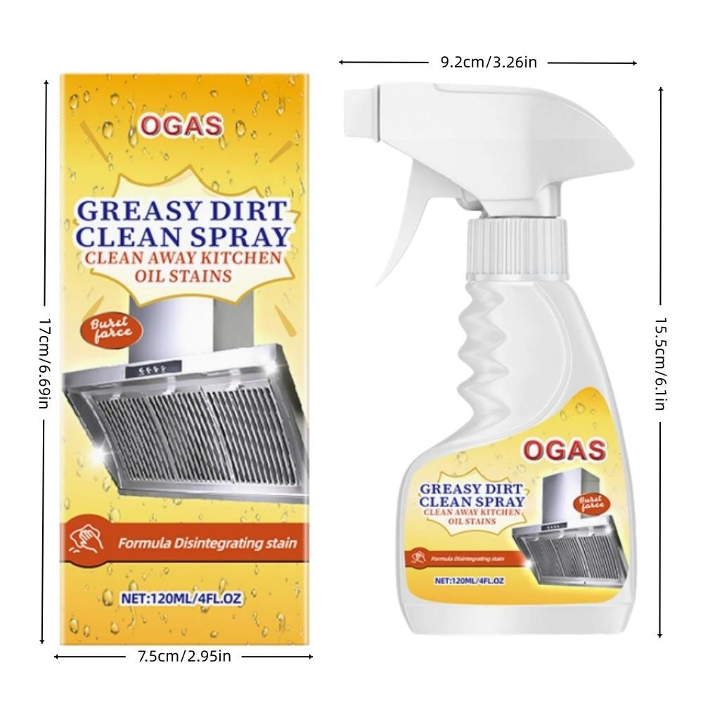Greasy dirt cleaning spray used in kitchen