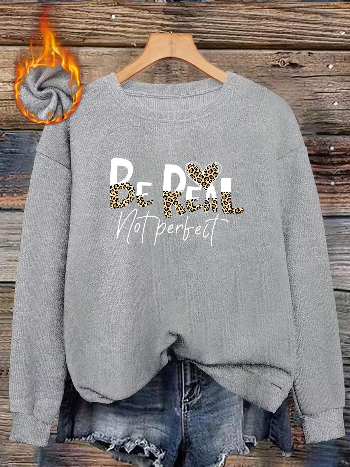 Women's Leopard Print Fitted Sweater, Casual Round Neck Knit Top, Fall & Winter Fashion, Warm and Comfortable, Daily Wear