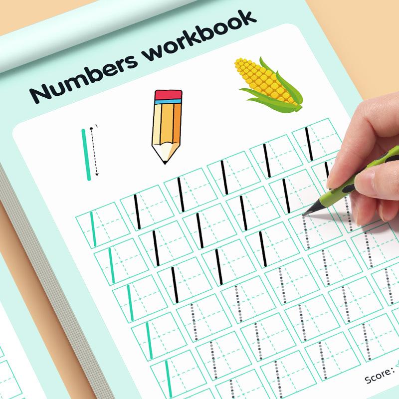 48-Page Children'S Writing Practice, Number 0-100 Practice Book And Tracing Book, Kindergarten Pen Control Practice Book, Home And School Learning Workbook, Learning Materials, Tracing Preschool Books, Visual Learning Tools