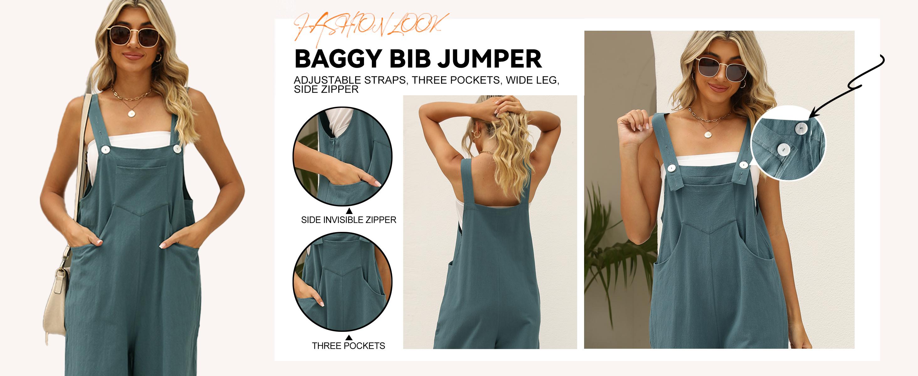 Molitree Summer Cotton Linen Bib Overalls Women Baggy Sleeveless Wide Leg Jumpsuits with Pockets Casual Womenswear Minimalist Apricot