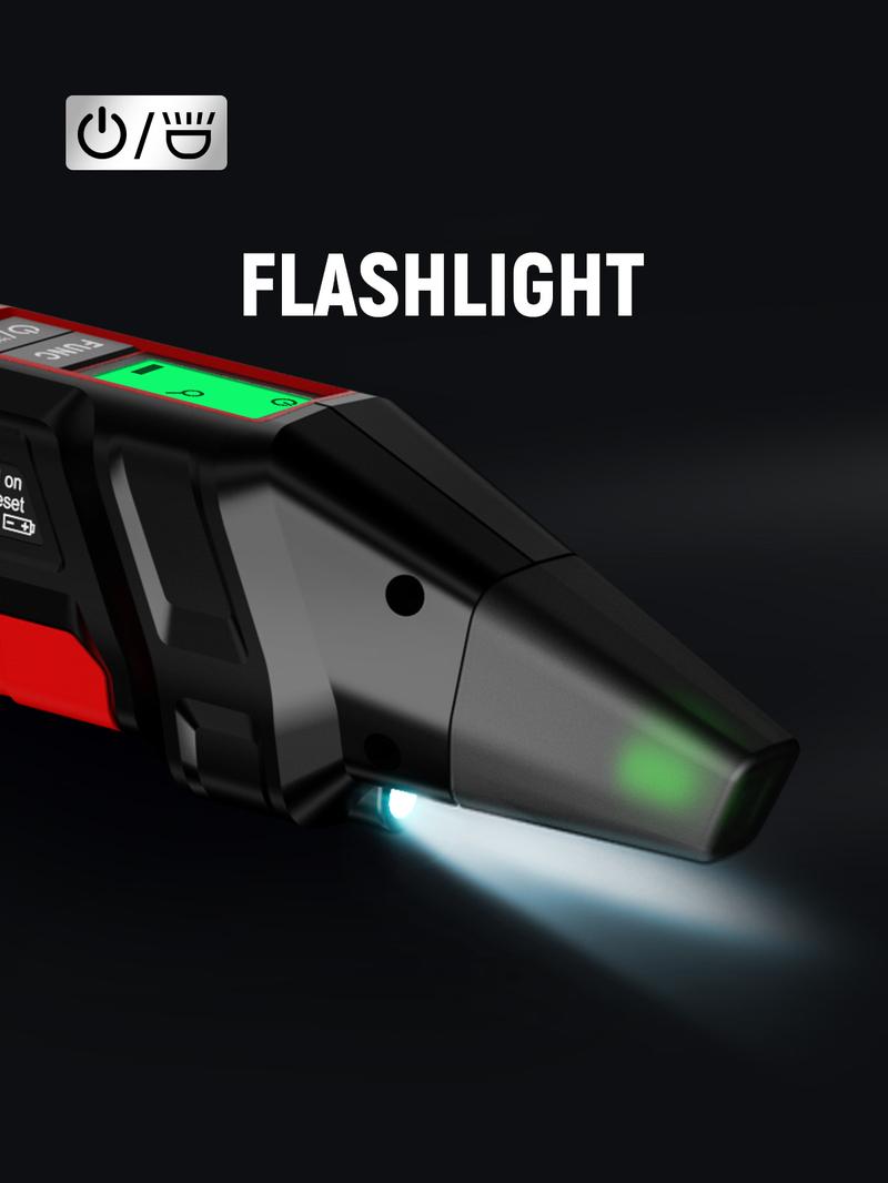 KAIWEETS AC Circuit Breaker Finder Tool with Alert LCD Display, 2-Piece Set Electric Tester and Voltage Tester with Transmitter and Receiver, NCV Function & Flashlight, Non-Contact Cable Tester and Integrated GFCI Outlet Tester, Portable Detector