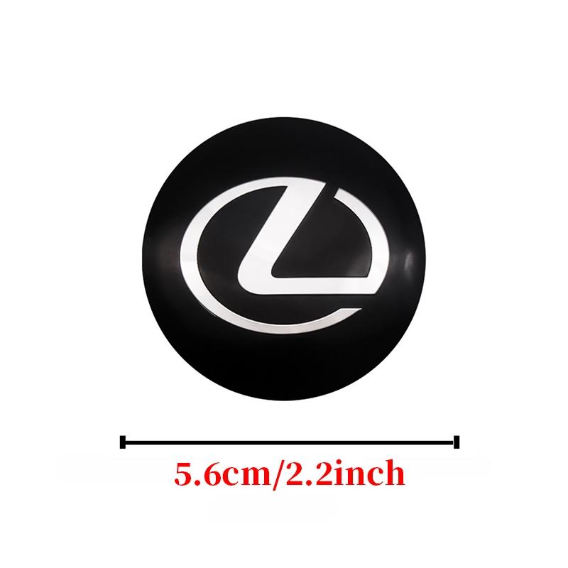 Lexus Wheel Center Cap Decal Sticker, Car HUB Decoration Patch, Wheel ...