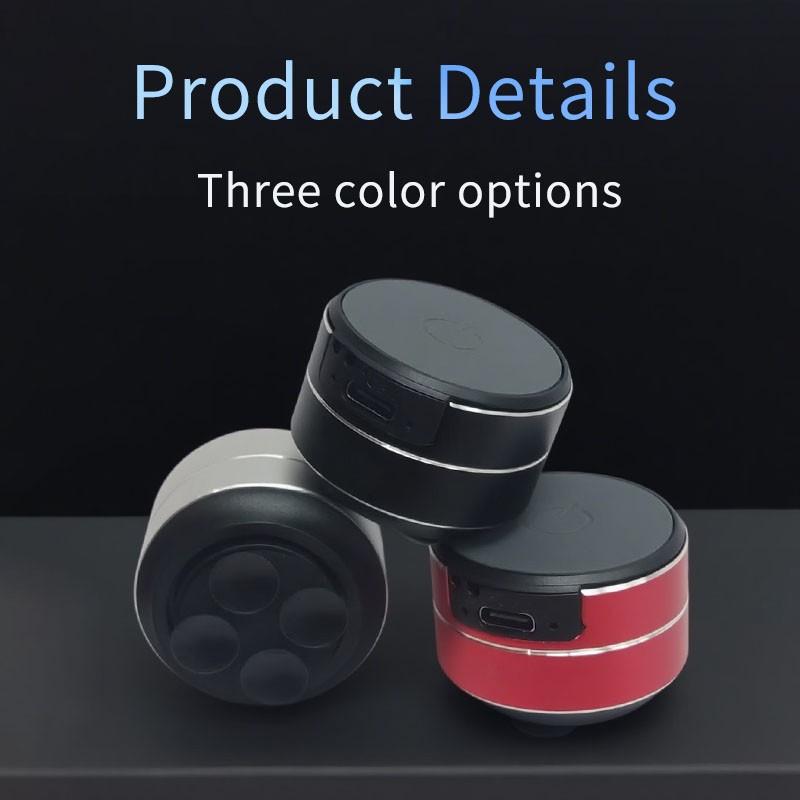Mini Bone Conduction Speaker, Wireless Desktop Speaker with Suction Cup, TWS Small Speaker, Stereo Sound, Perfect Gift for Friends and Family