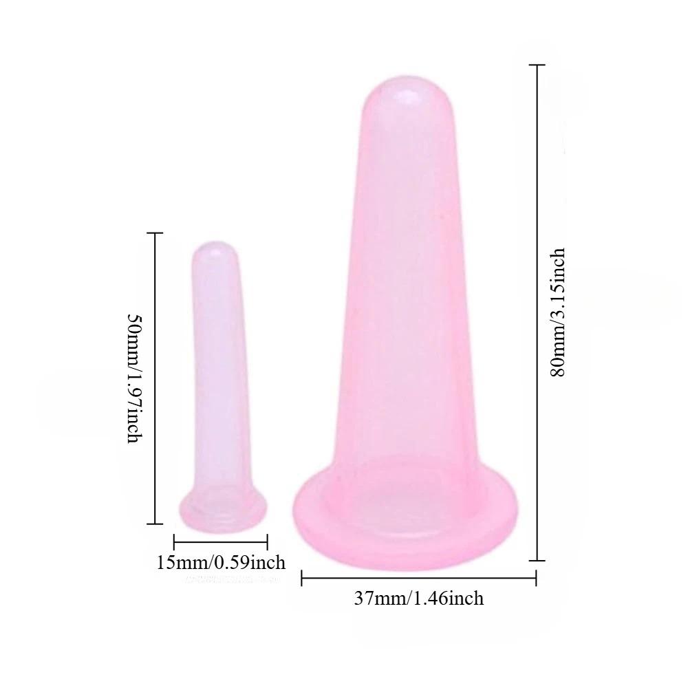 Mini Silicone Cupping Set for Face, Neck, Back & Eye Massage. Portable Suction Cups Tool for Muscle Relief, Improve Circulation, Ease Tension. Home Therapy, Deep Relaxation, Easy to Use.