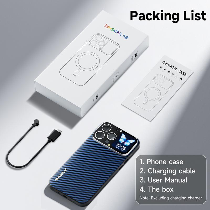 Smart HD Screen Phone Case, Customizable Dynamic Dial, Multifunctional ...